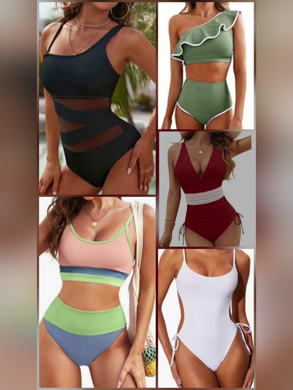 NWT 1 & 2 Piece Swimsuit Bathing Suit Bikini Beach XS, Small & Medium 8/10